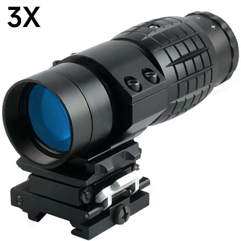 3X Holographic Scope 553 558 Tactical Optics Sight with Flip-up Mount Red Green Dot Sight for 20mm Rail Hunting Airsoft Scope R250730