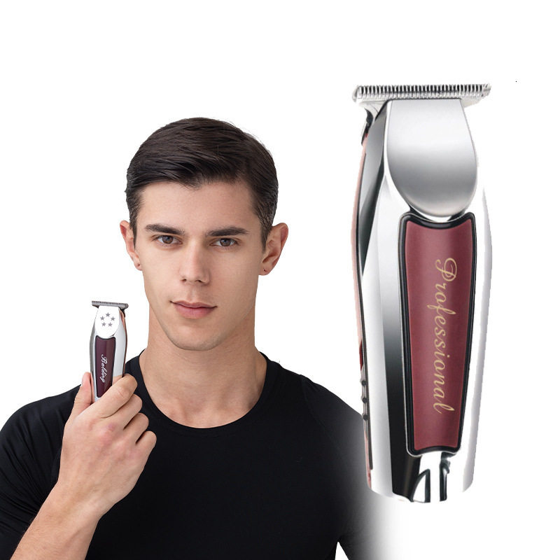 rechargeable cordless hair trimmer for men grooming professional electric clipper beard cutting machine finishing kit 220106