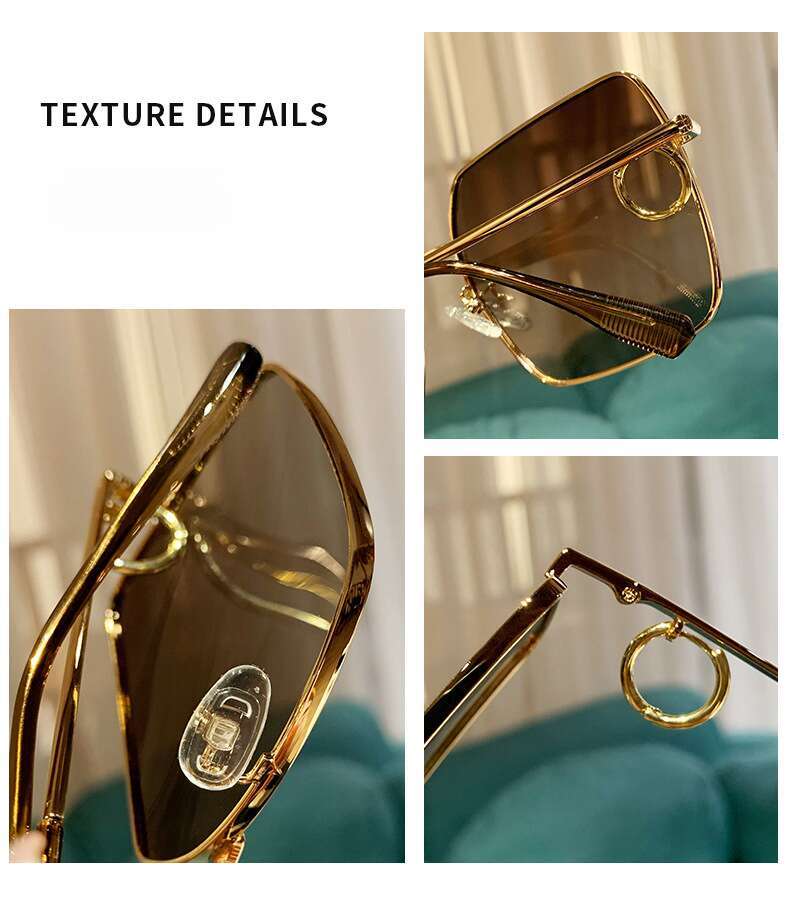 DHcollections 2025 Ocean Lens Sunglasses - UV400 Protection, Metal Frame, Korean Street Style for Men & Women (5 Trendy Colors)