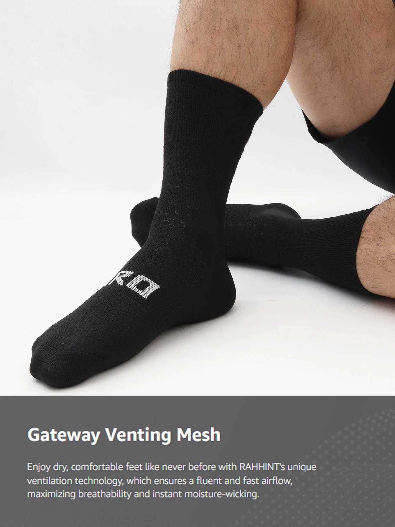 4 Packs Sports Cycling Socks Colorful Anti-Smell Ankle Running Athletic Socks Suitable for Cycling Running Hiking Sports Gym Z250731