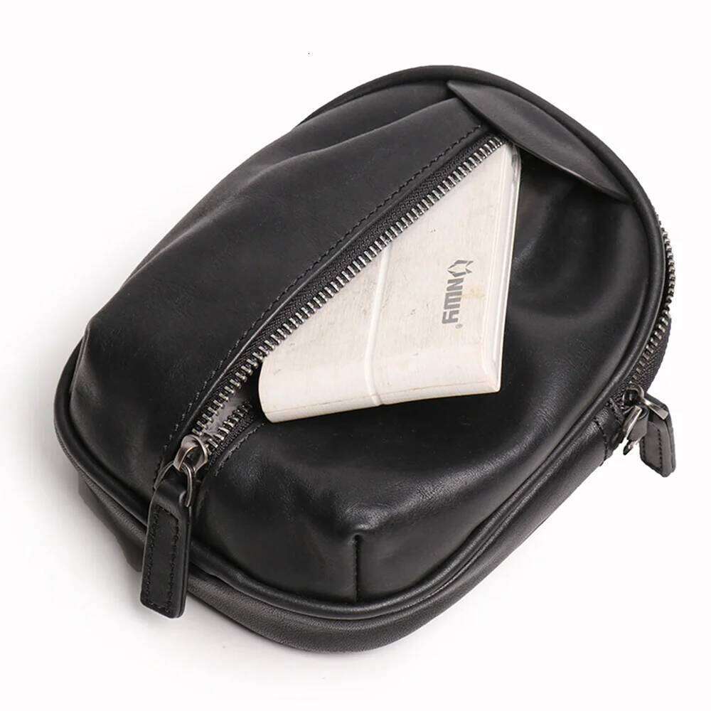 LUOKIR Women's First Layer Cowhide Shoulder Men's Fashionable And Versatile Crossbody Large Capacity Leather Phone Bag 250731