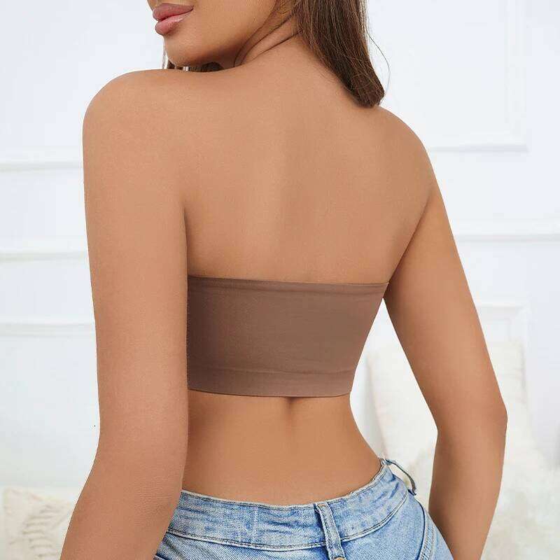 Strapless Bras Women's Bra Female Sexy Crop Top Seamless Tube Tops Girls Nonwire Bandeau Underwear Intimates Size S-XL