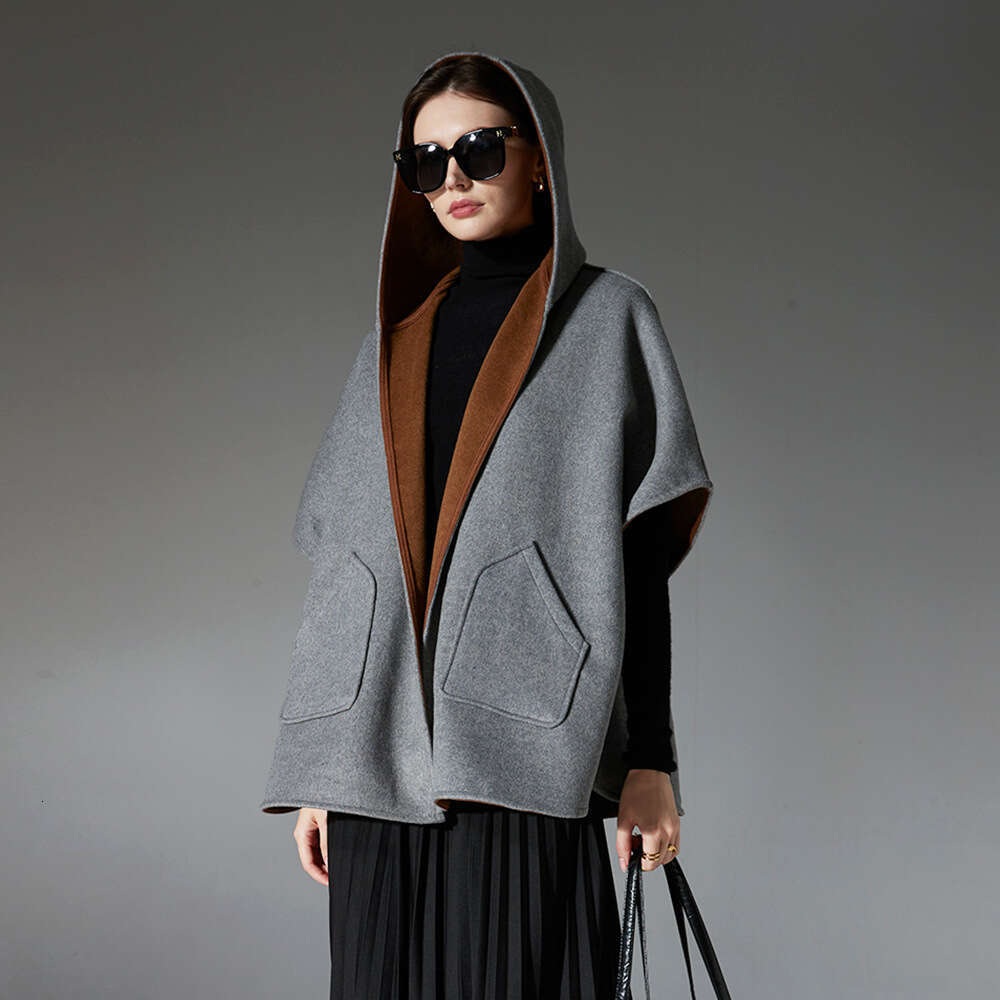 High-end Autumn Winter New Solid Color Wool Cashmere Shawl