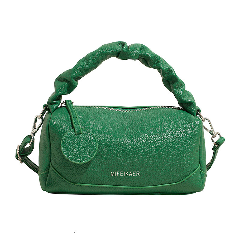 Niche Light Luxury Handheld Boston for Women 2025 New Fashion Soft Leather High-end Feel Single Shoulder Crossbody Bag ddmymoon