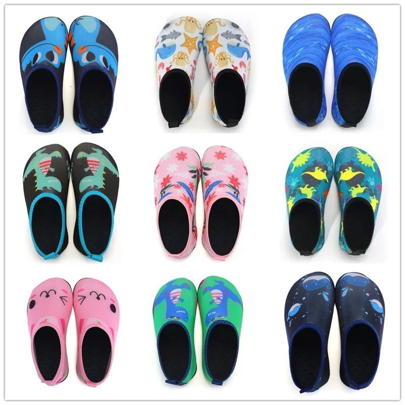 Children Water Beach Shoes Swimming Barefoot Girls Quick-Drying Aqua Shoes Boy Color Light Soft Slipper Snorkeling Swim Socks 250725
