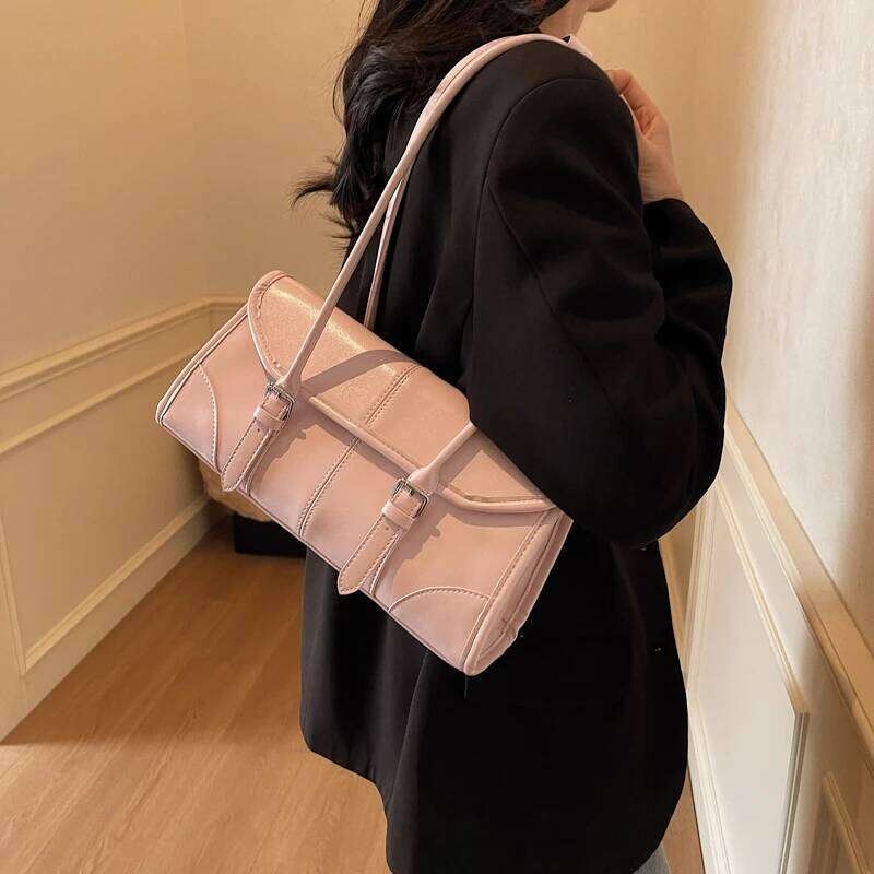 New Sophisticated Large Capacity Commuter Women's Bag Stylish Spring Summer Shoulder Underarm Handheld Baguette