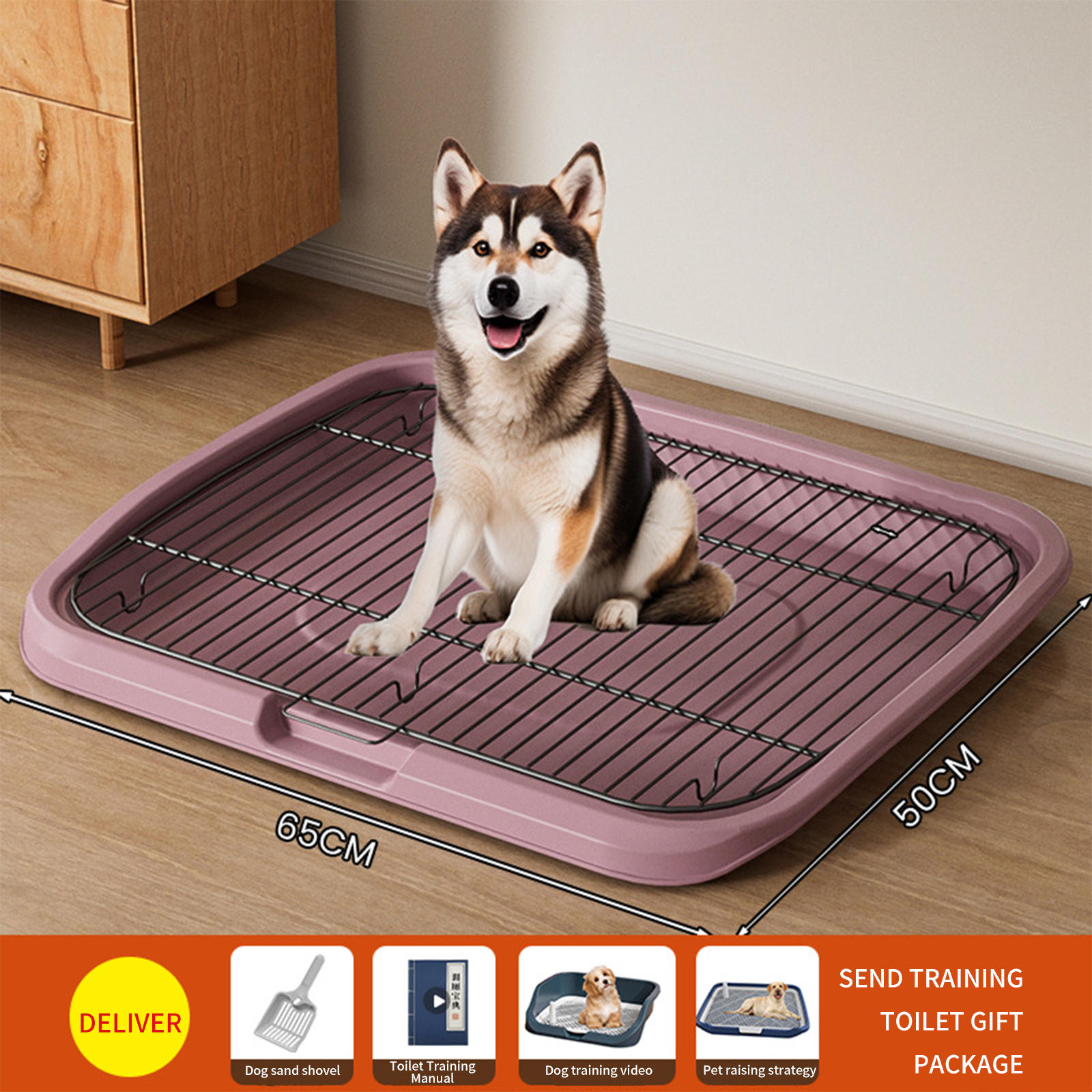 A complete list of medium-sized and large automatic supplies for pet dog toilets, including cleaning, anti stepping pet toilets and small dogs