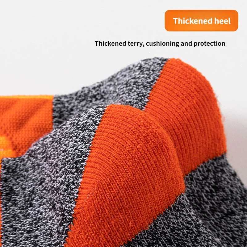 Professional Marathon Running Sock Non-slip Men Women Sports Fitness Thickened Cushioned Short Tube Low Cut Boat Ankle Socks Z250731