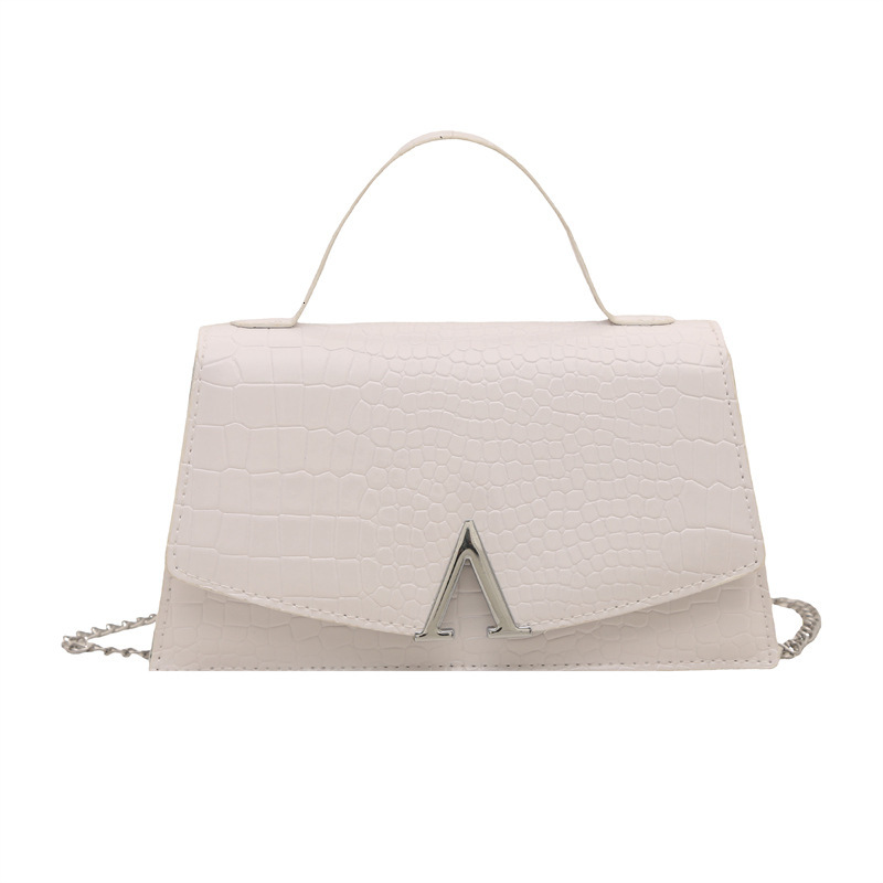 Trendy Personality Crocodile Pattern Casual Small Square for Women 2025 New Fashionable Niche Chain Shoulder Crossbody Bag ddmymoon