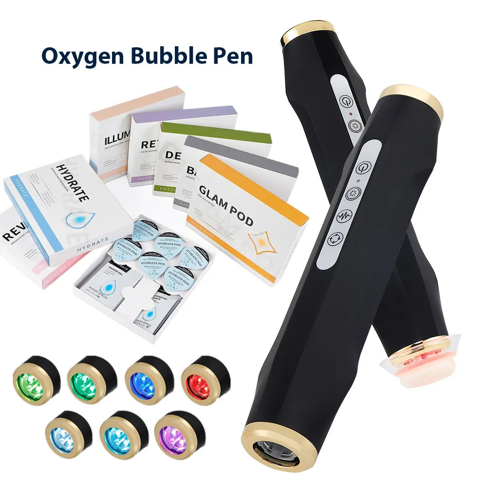 Oxygen Bubble Pen CO2 Oxygen Portable Machine CO2 Gel Skin Care Device SPA CO2 Bubble Oxygen Beauty Machine 250729