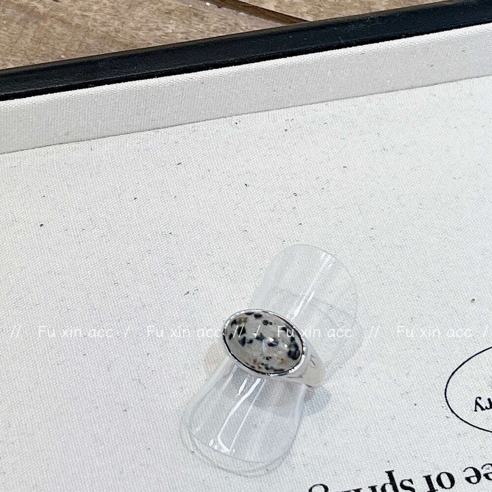 FX Autumn Winter New Melad Natural Tiger Eye Stone Niche Fine Craft Chalcedony Index Finger Ring High-end Versatile Accessory 455