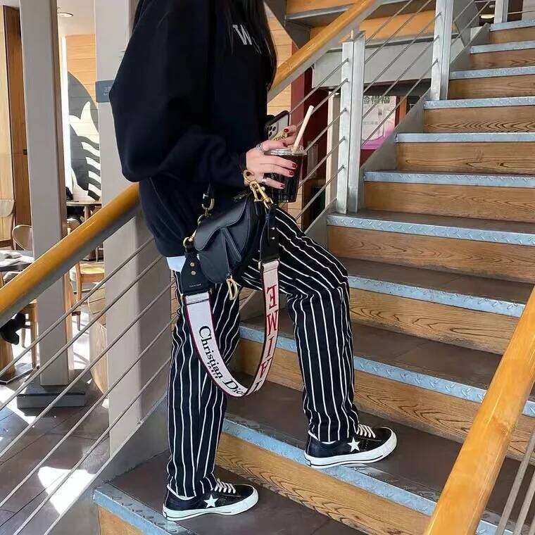 COOKMAN CHEF PANTS STRIPE AH.H published striped couple loose chef pants