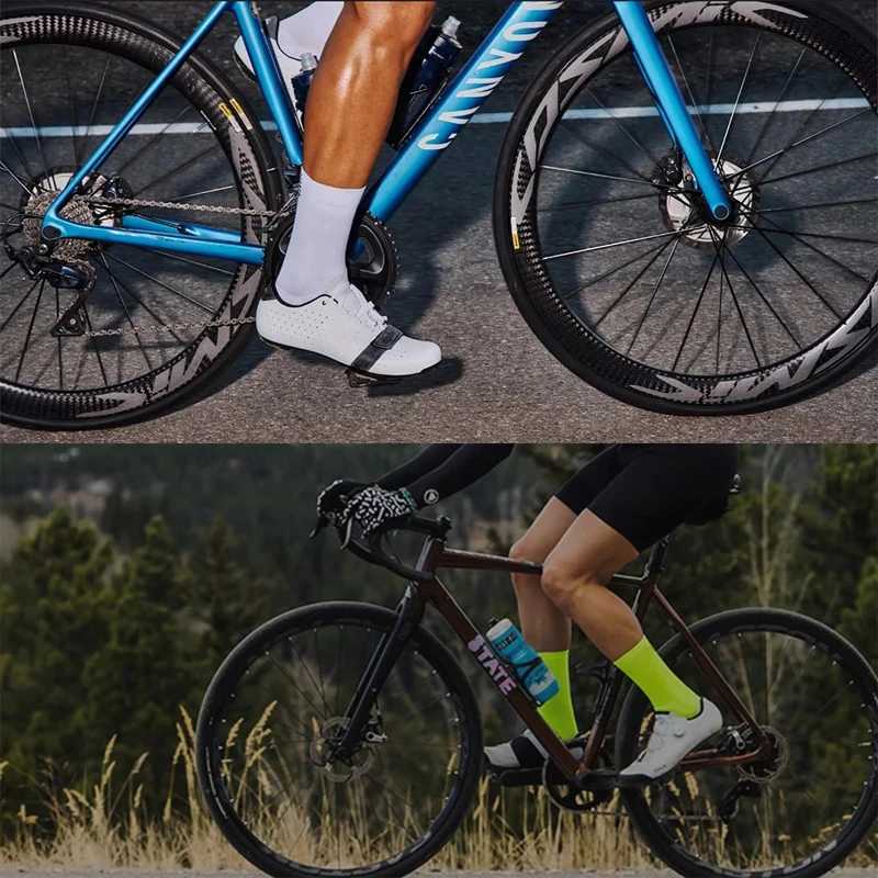 3 Pairs Cycling Socks Men High Quality Breathable Mesh Sports Road Bicycle Socks Outdoor Running MTB Racing Cycling Bike Socks Z250731