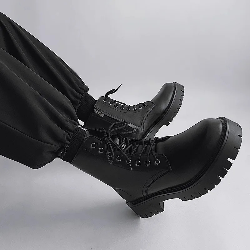 Tactical Boots Men Man Shoes Work and Safety Shoes Dress Booty Man High Heel Ankle Boots Mens Shoe Casual Sneakers Mens Boot 250729