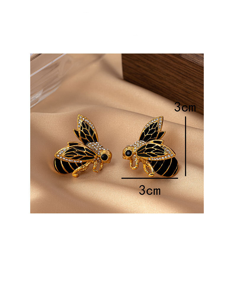Designer Earrings For Women's Earrings Bee Earrings Animal Brooch Retro Insect Fashion Stud Earrings Personality Simple Style Fashionable Luxury 