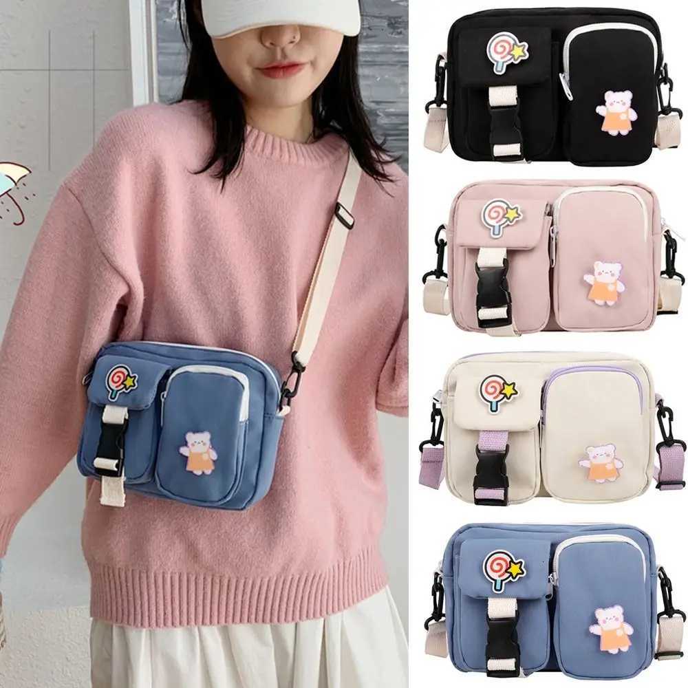 Fashion Women Canvas Crossbody Bags Female Cute Small Shoulder Messenger Bag Students Flap Handbags G250729