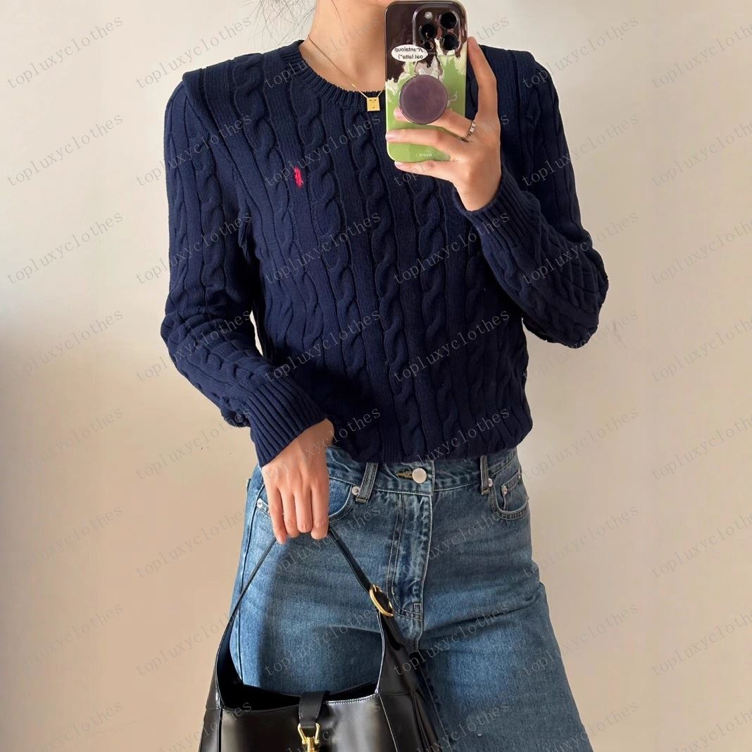 Designer polo sweater women sweaters ralphhlaurent clothing women pull cardigan Polos knit cardigans Shirts Long Sleeves Woman autumn winter Sweatshirt Tops