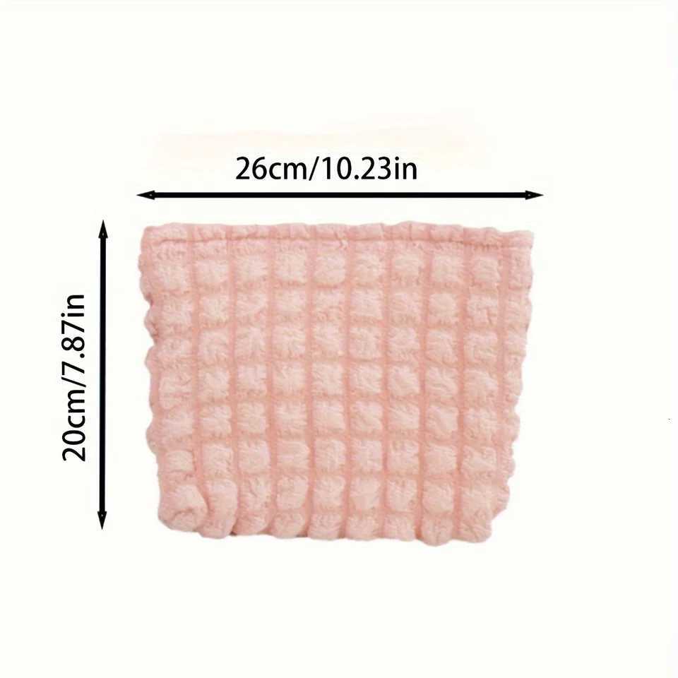 Pink Ins Style Three-Dimensional Cloud Bubble Grid Cosmetic Bag Portable Clutch Y250730