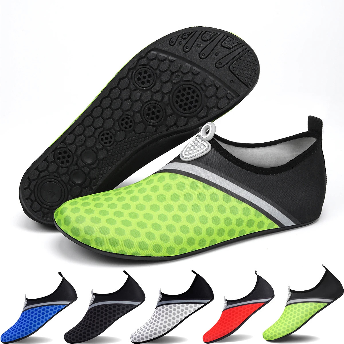 Men Water Aqua Shoes Women Swimming Sneakers Barefoot Sandals Beach Wading Flats Unisex Breathable Quick Dry Footwear 250725