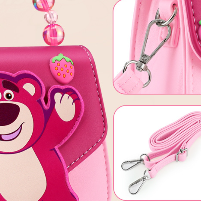 Disney children's crossbody bag cartoon handbag for little girl birthday gift pearl handbag for baby girl princess bag convenient to carry mini b