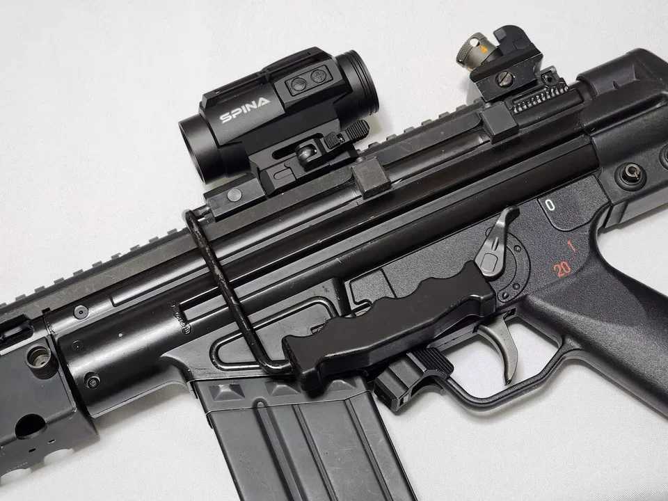 SPINA OPTICS SolarYardMight Solar Energy 1x30 Red Dot Sight Rifle Scope QD Mount Hunting Tactics AR CQB Sight Armed .223 5.56 .308 R250730