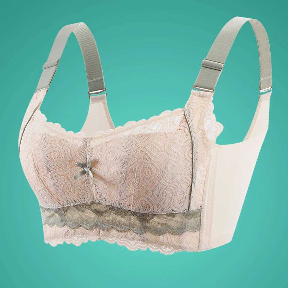 Wireless Bras for Women Thin Cup Lingerie Plus Size Lace Underwear Minimizer Brassiere C D E Cup Lace Underwear Push Up Lingerie Z250730