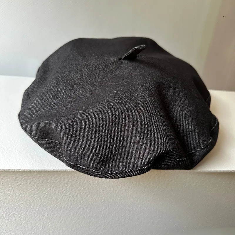 Linen Beret Spring And Summer Breathable Lightweight Fashion Versatile Casual Hat Female Literary Painter Hat 250730