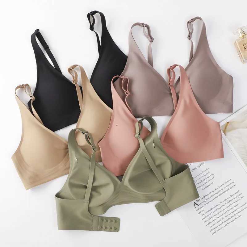 3XL Plus Size Seamless Sexy Womens Bra Wire Free Brassiere Soft Underwear Female Intimates Womens Lingerie Sleepwear Big Z250730