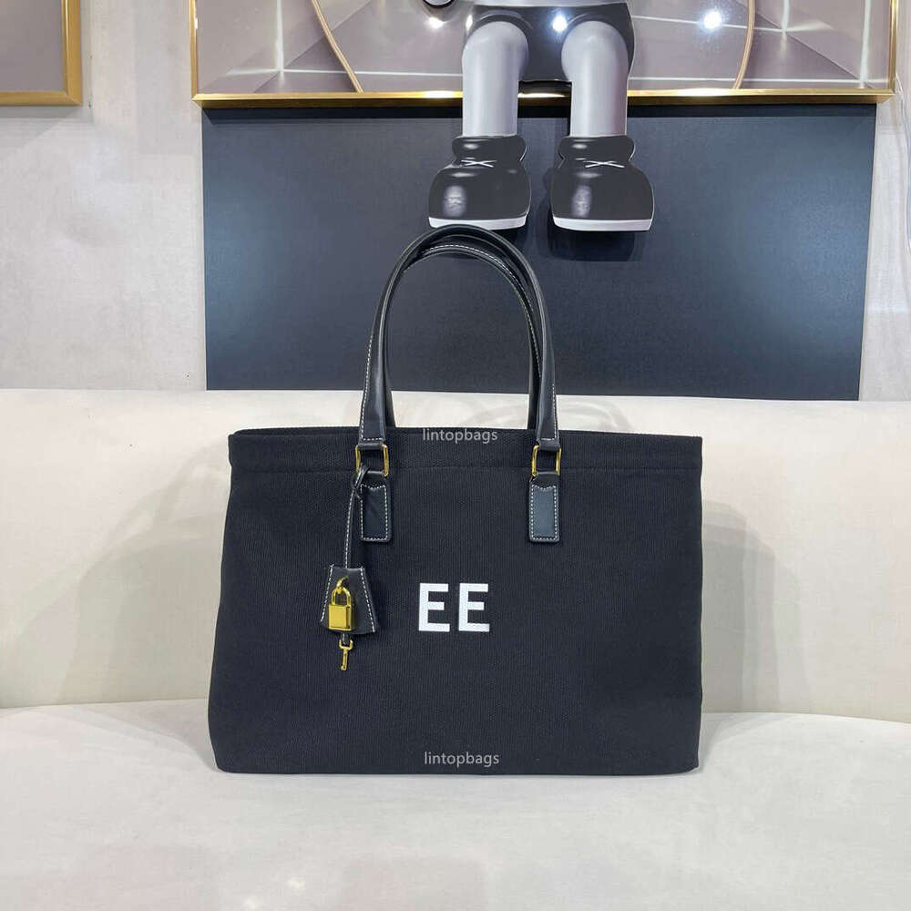 Fashion Shopper Large Tote Bag Printed Canvas Leather Handbag Woman Luxury Linen Beach Big Bags Designer Travel bag shoulder crossbody bag shoppingbag Outdoors bag