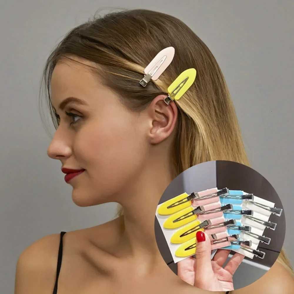 8pcs Simple Y2k Fashion Hair Clips Set No Ben Slip Hair Claws For Women Suitable For Daily Wear Face Washing Hair Accessories R250730