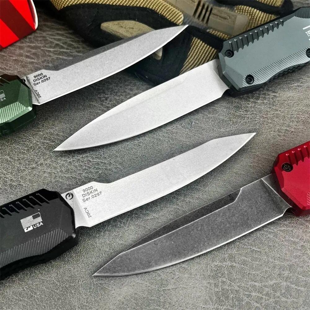 KS 9000 Matt Diskin Livewire K50 Pocket Knife D2 Steel Blade T6 Aluminum Handle Outdoor EDC Camping Knife Survival Hunting Tools