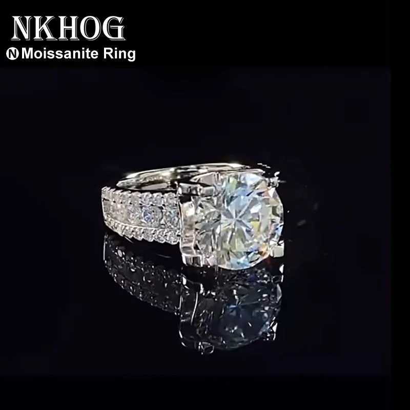2 Carat 8mm Moissanite Wedding Ring For Women 925 Sterling Silver Band D Color VVS Diamond Engagement Fine Jewelry With Gra y250730