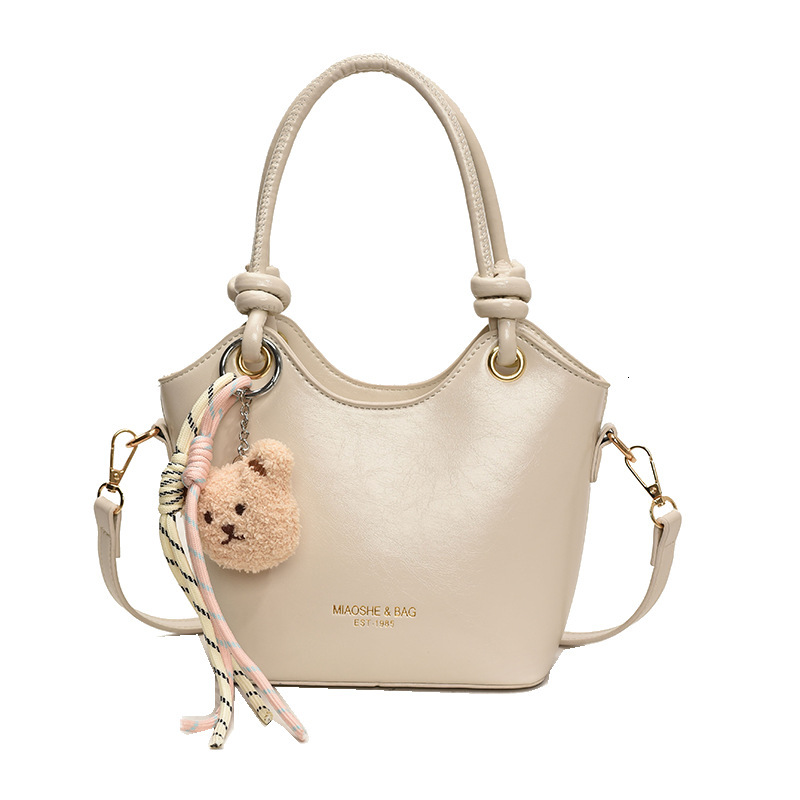 2025 New Handbag Pink Designer Bag for Women Fashion Pu Leather Bucket bag