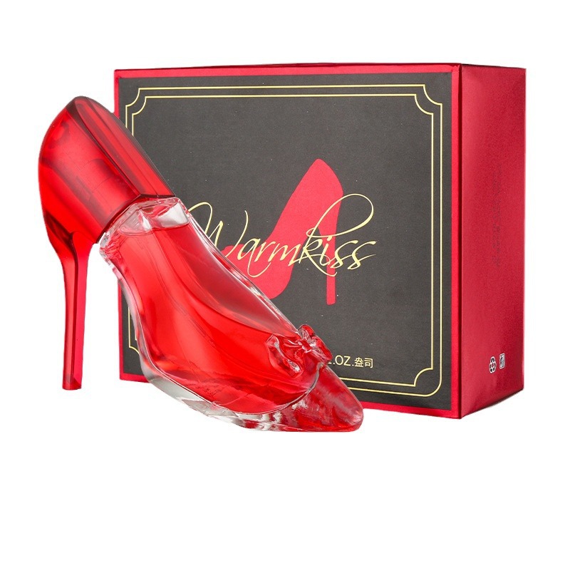 High-heeled shoes female Perfume Warmkiss Fragrance Girls 90ML Lady Spray Cologne Eau De Parfum Pink Bottle Long Lasting good smell fast shipping