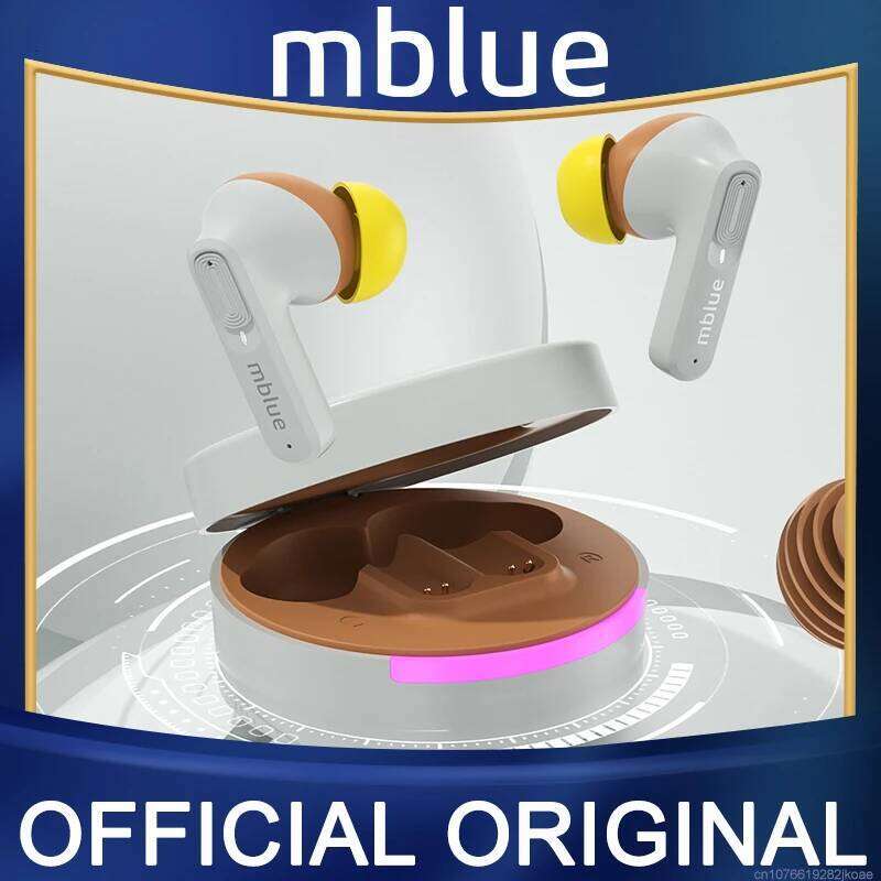 Designer Brand Original Mblue AR Pro Wireless Bluetooth HD Microphone Call ANC Noise Cancelling Headset Mah Long Standby