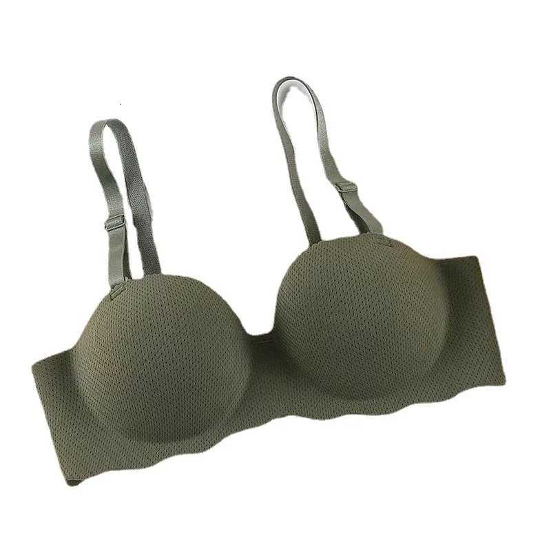Sexy Bras Push Up Seamless Underwear for Women Solid Color Wireless Lingerie One-piece Gather Convertible Straps Brassiere Z250730