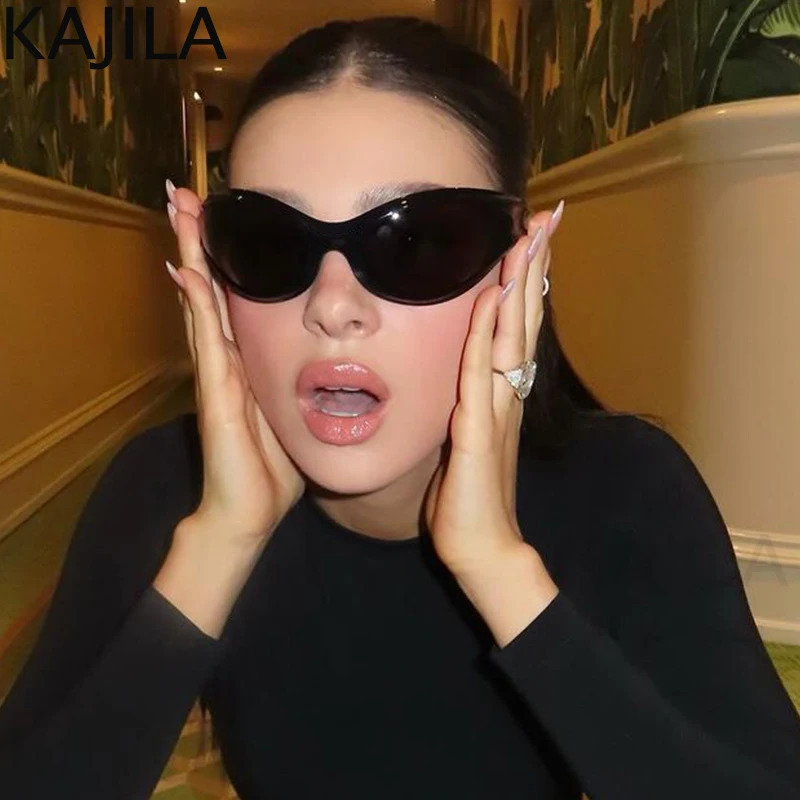 Y2K Punk Sports Sunglasse Men 2025 n Vintage Steampunk Sun Glasses For Ladies Wrap Aound Goggle Shades 250729