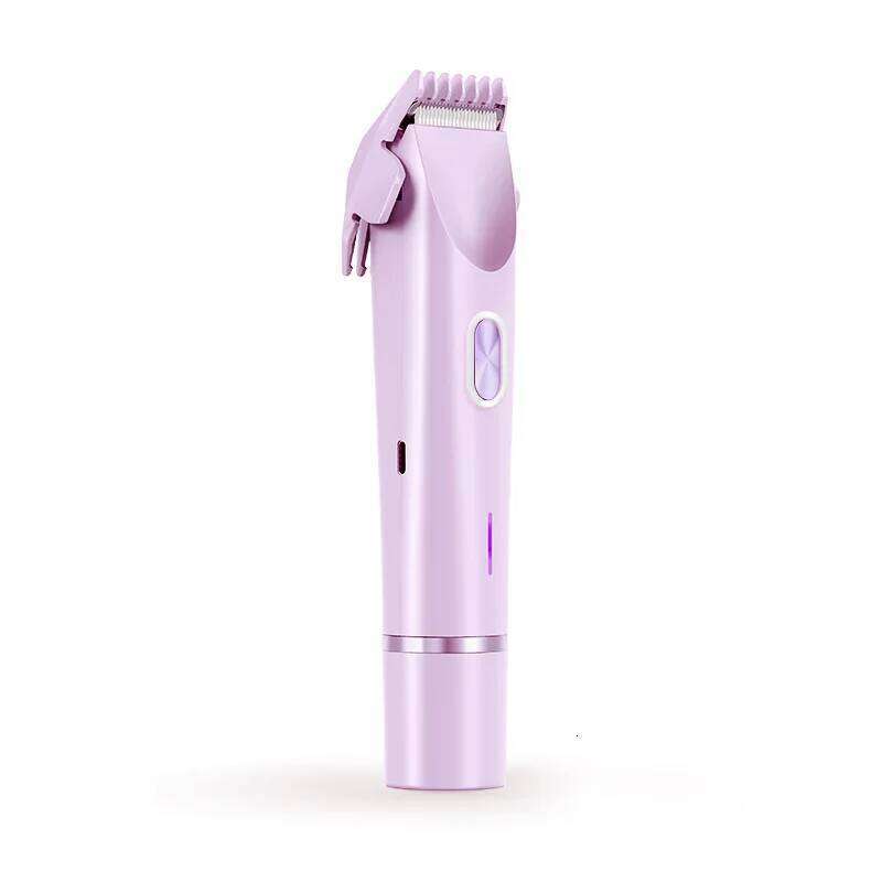 Dual Electric for Women Waterproof Wet & Dry Razors 2 in 1 Bikini Hair Trimmer Detachable Head Shaver