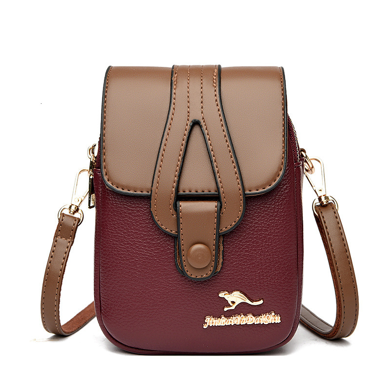 2025 Summer New Women's Shoulder Bag Simple And Niche Design For Outdoor Women's Mobile Phone Bag New Soft Leather Women's Crossbody Ba