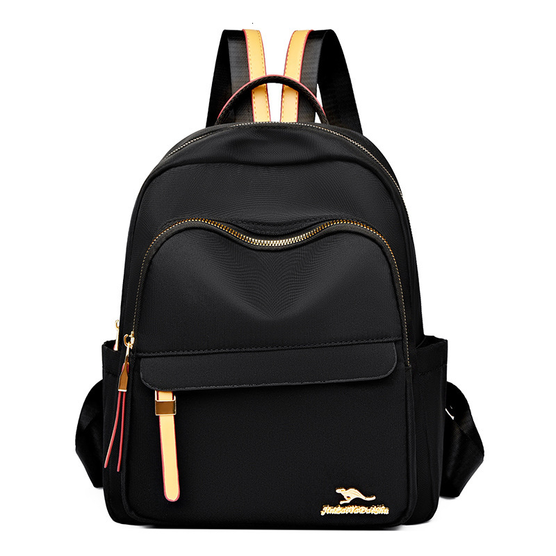 2025 Summer New Women's Backpack Women's New Fashion Nylon Leisure Travel Laptop Backpack New Designer Luxury Bag Summer New Solid Color Des