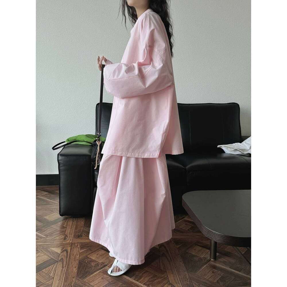 Designer Clothing 2025 Summer Floral Bud Half Silhouette Slimming Casual Long Skirt For Women