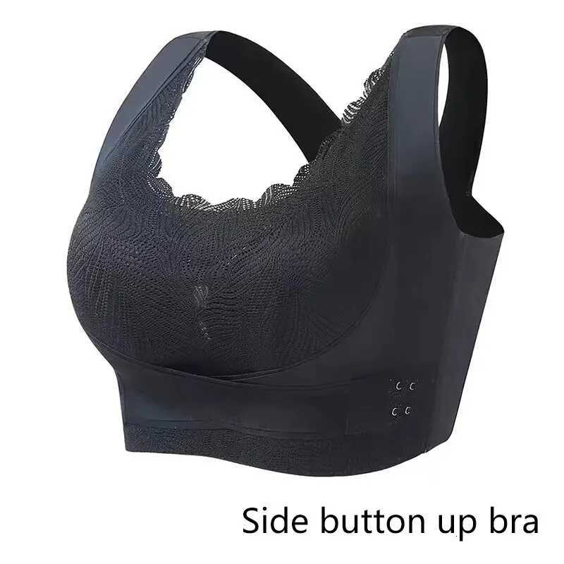 Women Gather Up Bra Sport Camisole Underwear Black L XL 2XL Fitness Bra Breathable Exercise Running Casual Z250730