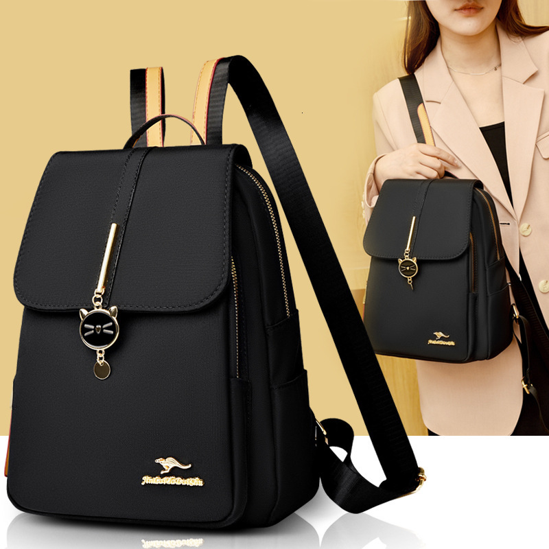 2025 Summer New Women's Backpack New Travel Oxford Cloth Backpack Fashion Canvas Backpack Large Capacity Summer New Designer Luxury Bag
