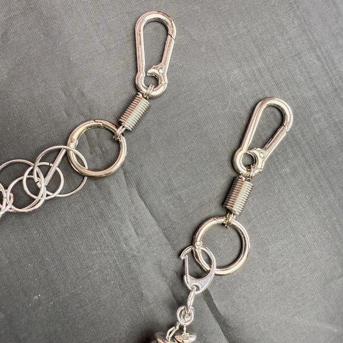 Irregular Mechanical Punk Style Trouser Chain Necklace Dual-Purpose Handmade Cool Unique Neutral Waist Accessories 250730