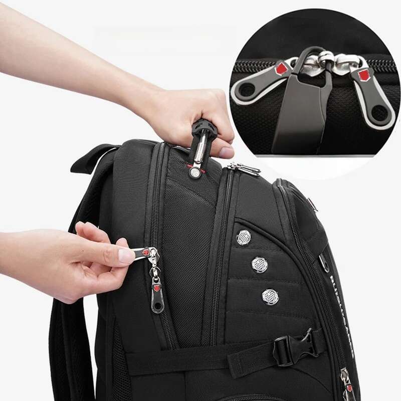 Designer Luxury Waterproof Inch Laptop Men Airplane Travel Backpack Women Oxford Rucksack Male School Bag Modern Mochila