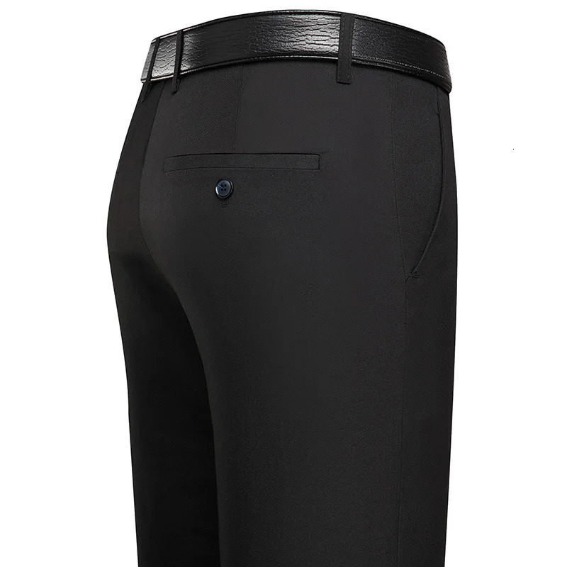 MRMT Mens Trousers High Waist Black Suit Pants Men Thin Straight Loose Formal Business Casual Man Trouser 250731
