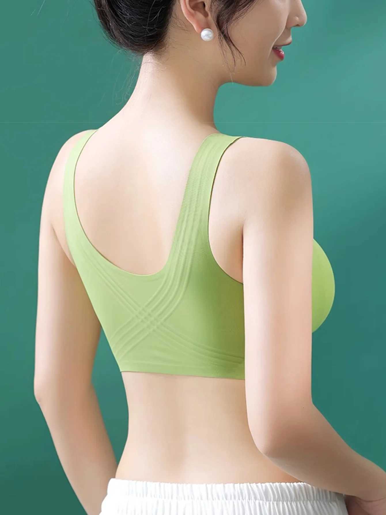 200 pounds plus weight comfortable plus size underwear summer thin design large chest small gathering anti-sagging bra Z250730