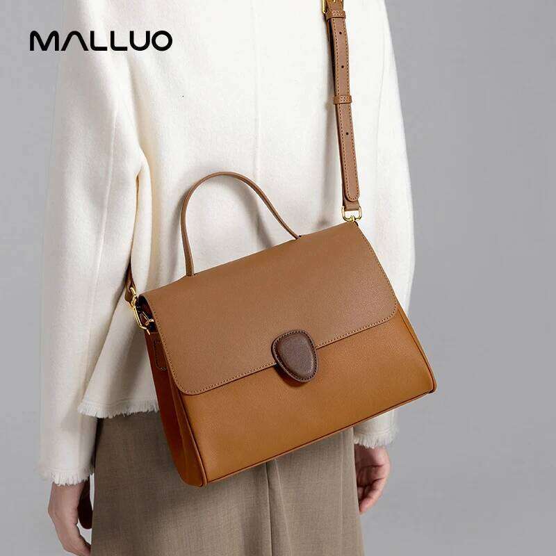 Women Cow Genuine Leather Handbag Female Large Capacity Retro Cowhide Shoulder Messenger Bag For Ladies Clutch Tote Bags bag