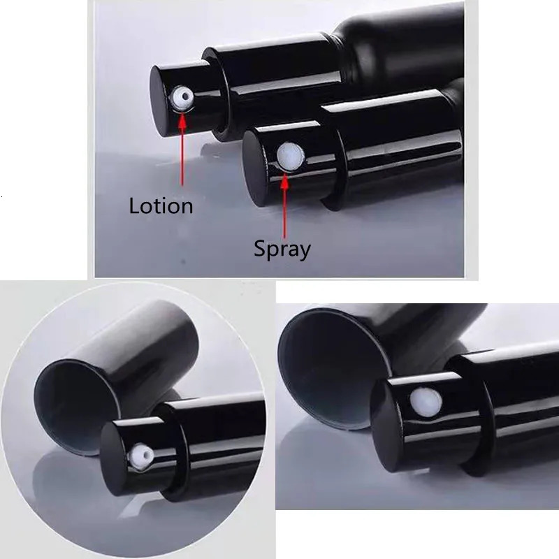 10PCS 30ml 50ml 100ml Essential Oil Spray Bottle Amber Fine Mist Perfume Atomizer Refillable Glass Bottles Empty bottle shampoo 250726