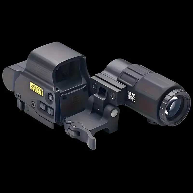 558+G43 Magnifying Glass Holographic Sight Kit Red/Green Dot Sight - Enhanced Visibility Accuracy R250730